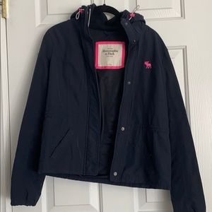 A&F Navy Blue Coat
